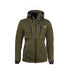 Arrak Women's Akka Softshell Jacket Olive Front with multiple pockets, water repellent for dog walking