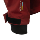 Arrak Women's Akka Softshell Jacket Red Arm with multiple pockets, water repellent for dog walking