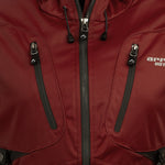 Arrak Women's Akka Softshell Jacket Red Chest with multiple pockets, water repellent for dog walking
