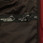 Arrak Womens Akka Softshell Jacket Red Inside with multiple pockets, water repellent for dog walking