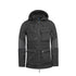 Arrak Women's Hybrid Jacket Black Front with multiple pockets, windproof, perfect for dog walks