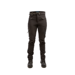Arrak Women's Motion Flex Trousers Black front waterproof, stretchy, with multiple pockets, with belt.