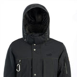 Arrak Women's Original Jacket Black Hooded with multiple pockets, waterproof for the outdoor dog owner