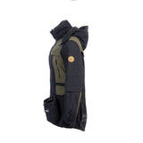 Arrak Women's Original Jacket Olive Side with multiple pockets, waterproof for the outdoor dog owner
