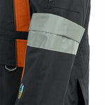 Arrak Women's Original Jacket Orange Gray Arm reflective, waterproof for the outdoor dog owner