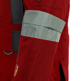 Arrak Women's Original Jacket Red Grey Arm reflective, waterproof for the outdoor dog owner