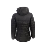 Arrak Women's Warmy Jacket Black back with multiple pockets, windproof, thermal, lightweight, perfect to keep you warm on dog walks