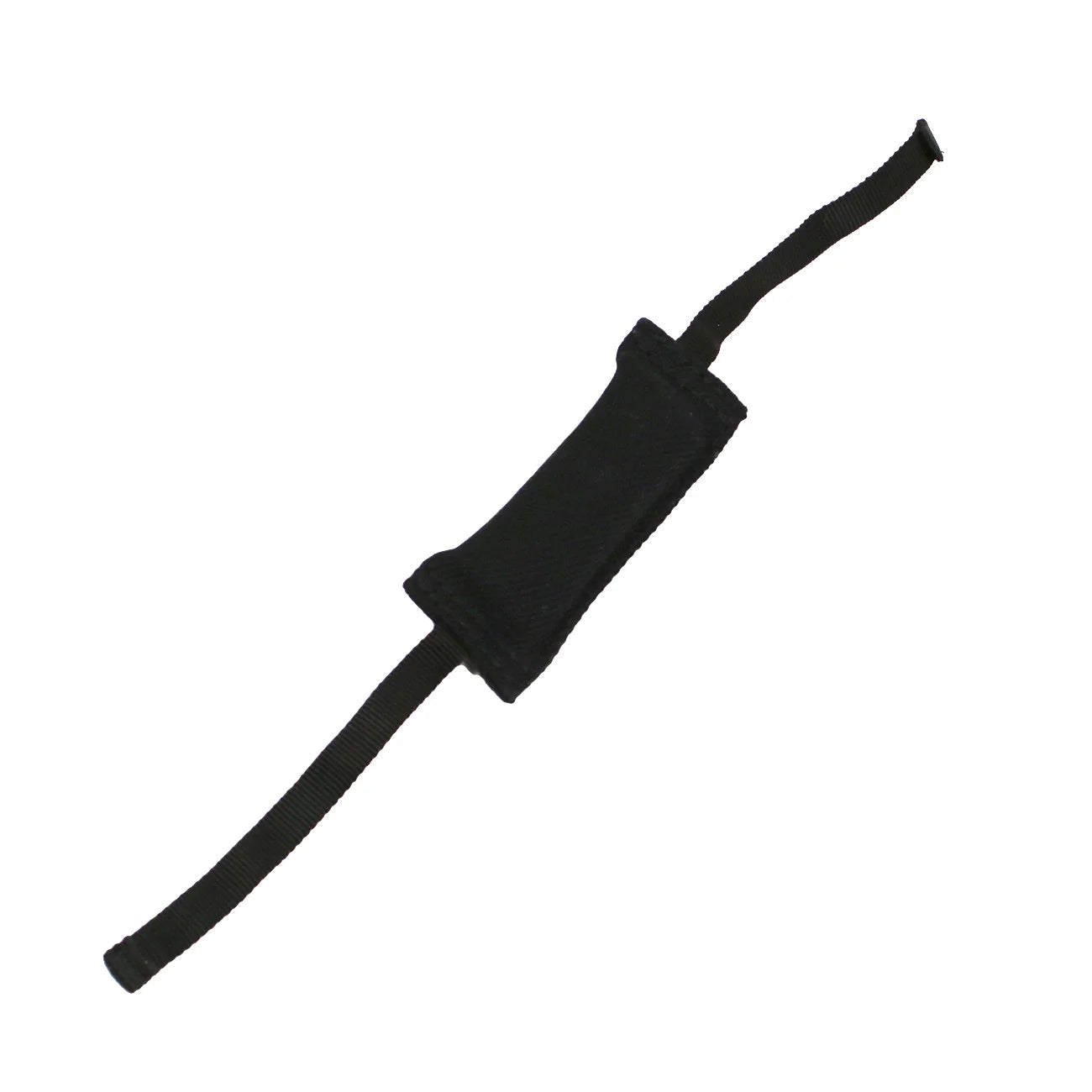 Bite Sausage Nylcot Dog Soft Tug Toy 4cm x 20cm Black