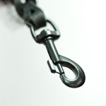 Black Leather Leash black clip
