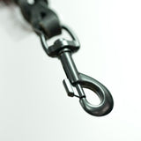 Black Leather Leash black clip