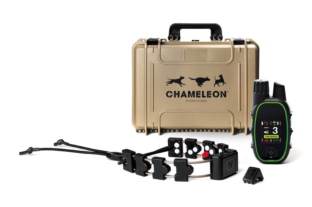 CHAMELEON® IV collar, CTT 4 remote & FINGER KICK