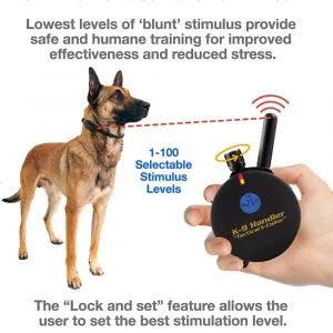 ET 800 "The Boss" 1 Mile Remote Trainer Dog E-Collar UK Adaptor