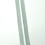 Grey Leather Leash 10mm