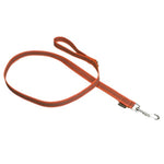 Grippy Rubber Nylon Lead with Handle Orange