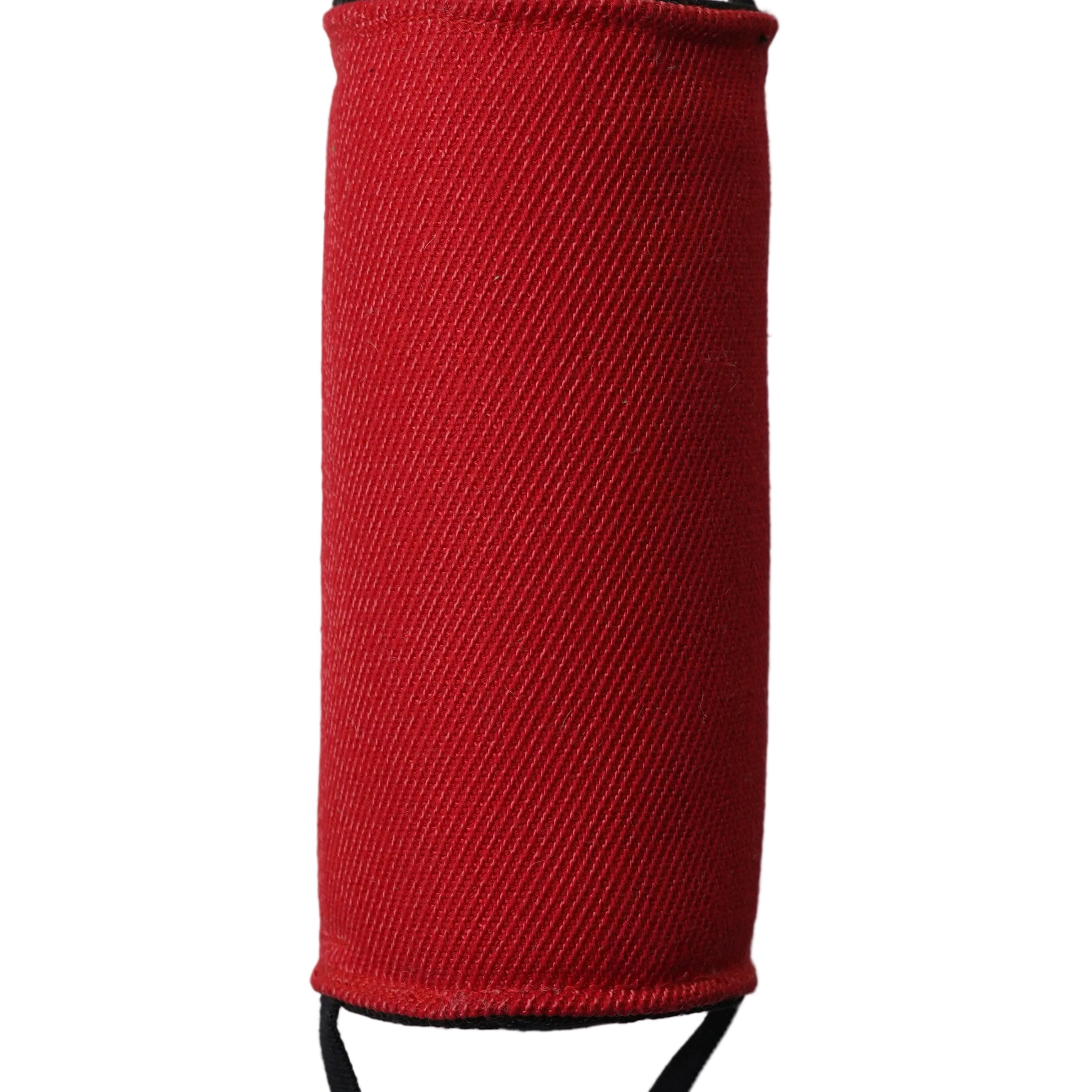 Hans Verbruggen Dog Training Nylon Bite Roll with Handles Red