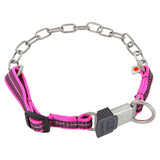 Herm Sprenger Chain Collar with ClicLock 60-65cm Pink