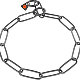 Herm Sprenger Fur Saver Chain Collar Long Links 3mm Black