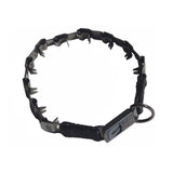 Herm Sprenger Neck Tech Sport Prong Collar Stainless Steel with ClicLock Buckle Matt Black
