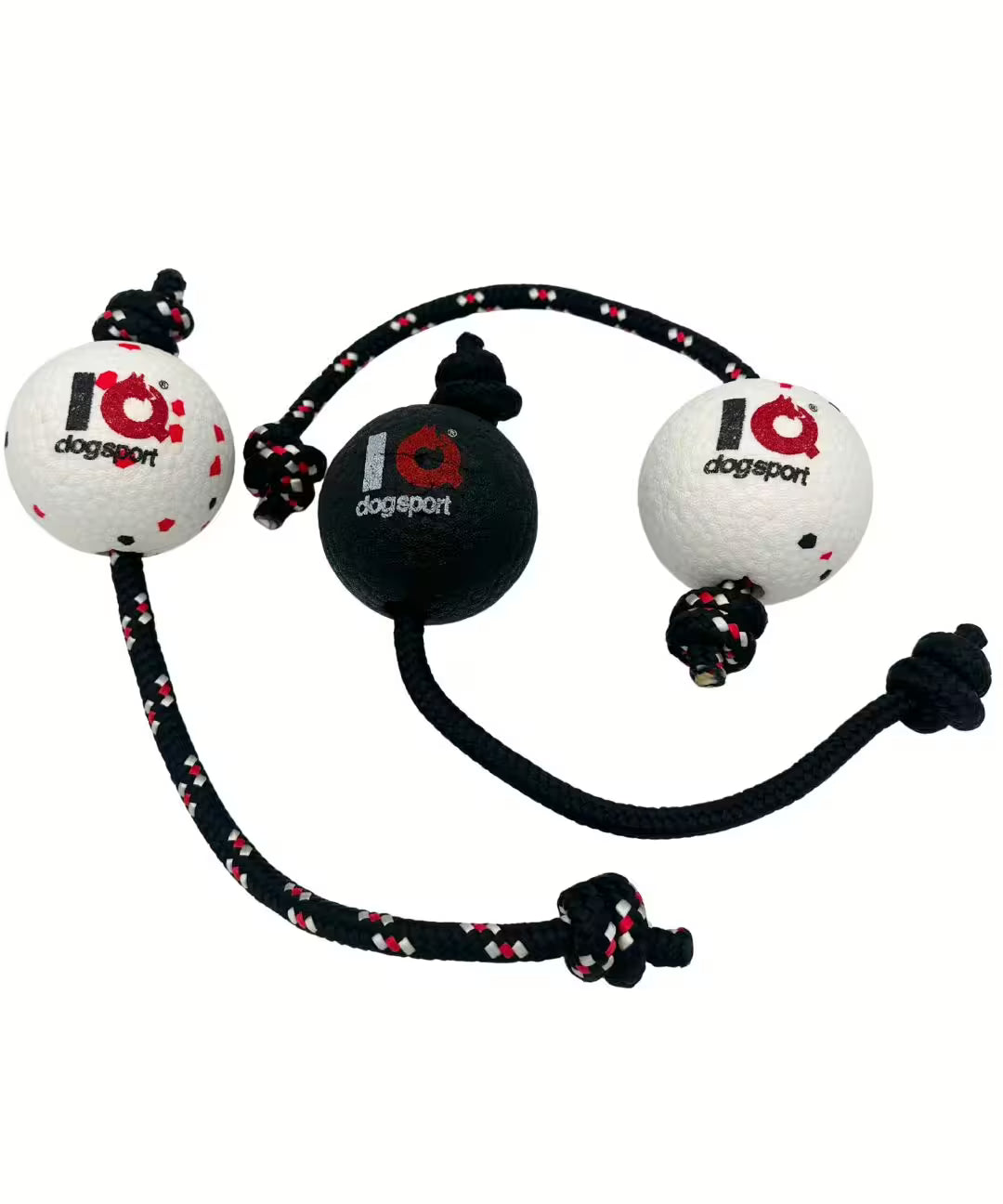 IQ DogSport UnbreakaBall Indestructible Ball black and white