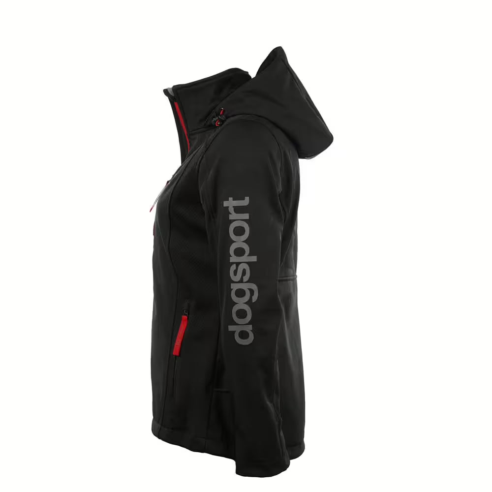 IQ Dogsport Women's Softshell Dog Training Jacket 2.0 Black side