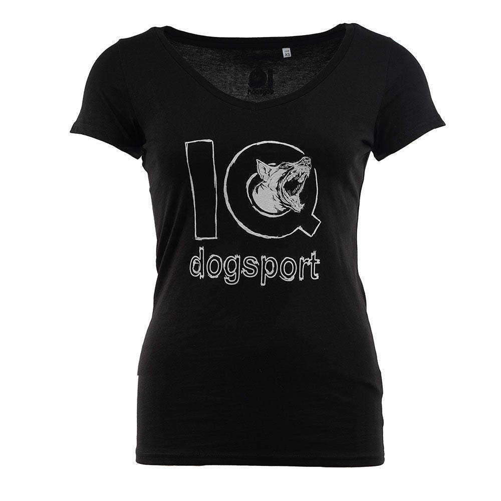 IQ Dogsport Women's T-shirt IQ Logo Black
