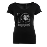 IQ Dogsport Women's T-shirt IQ Logo Black