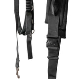 Karlie Flamingo Canicross Jogging Lead with Waist Belt Black material