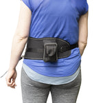 Karlie Flamingo Elastic Jogging Lead with Waist Belt Black back pocket