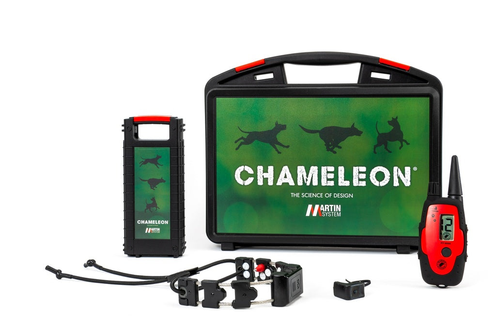 Martin Systems CHAMELEON 3B Set: E-Collar & PT3000 Remote & FINGER KICK