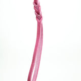 Pink Leather Leash with handle