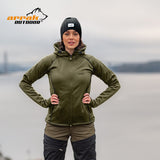 Arrak Women's Power Fleece Hoodie - Olive