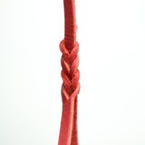 Red Leather Leash 10mm handle