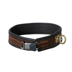 Schweikert Leather Hunting Dog Collar with Brass Swivel