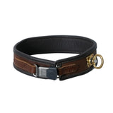 Schweikert Leather Hunting Dog Collar with Brass Swivel