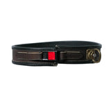Schweikert Leather Hunting Dog Collar with Brass Swivel Clasp