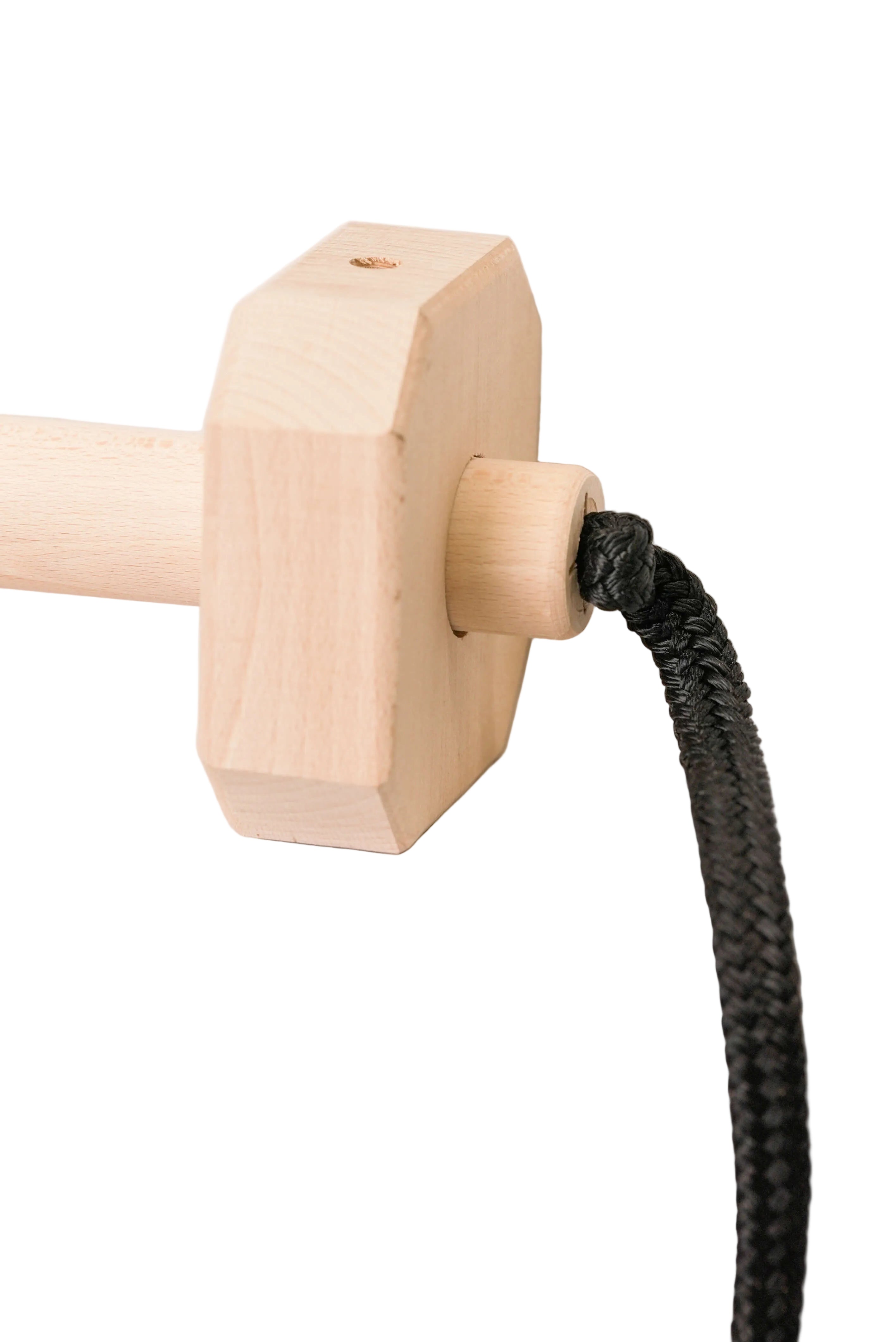 Schweikert Adjustable Dumbbell with Rope large rope side