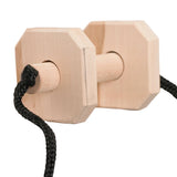 Schweikert Adjustable Dumbbell with Rope side alternate view
