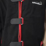 Schweikert Aero Protection Jacket black red closing close-up