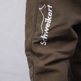 Schweikert Aero Protection Scratch Pants brown leg detail