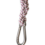 Schweikert Braided Tie Out Bungee Lead stainless steel clip hook