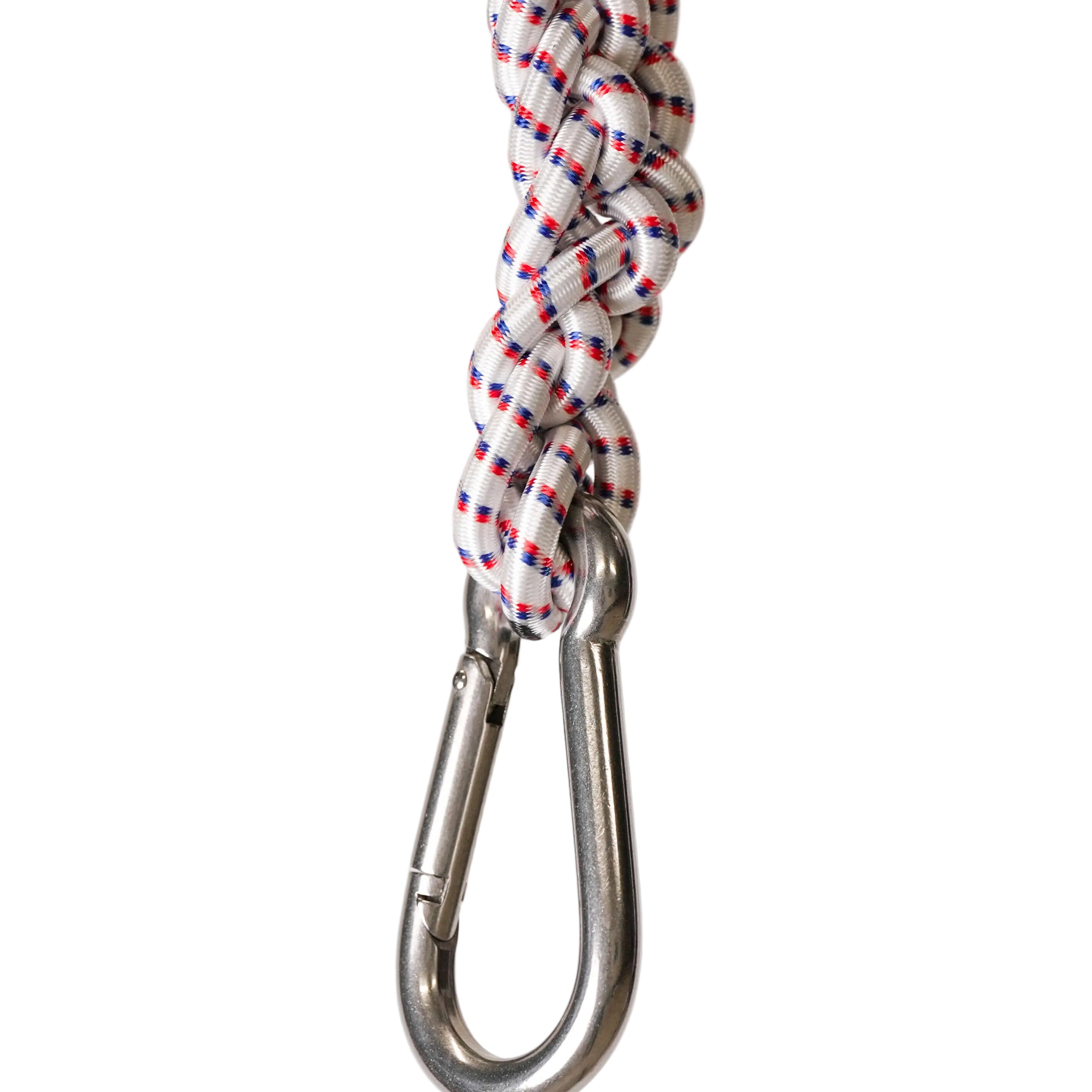 Schweikert Braided Tie Out Bungee Lead stainless steel clip hook