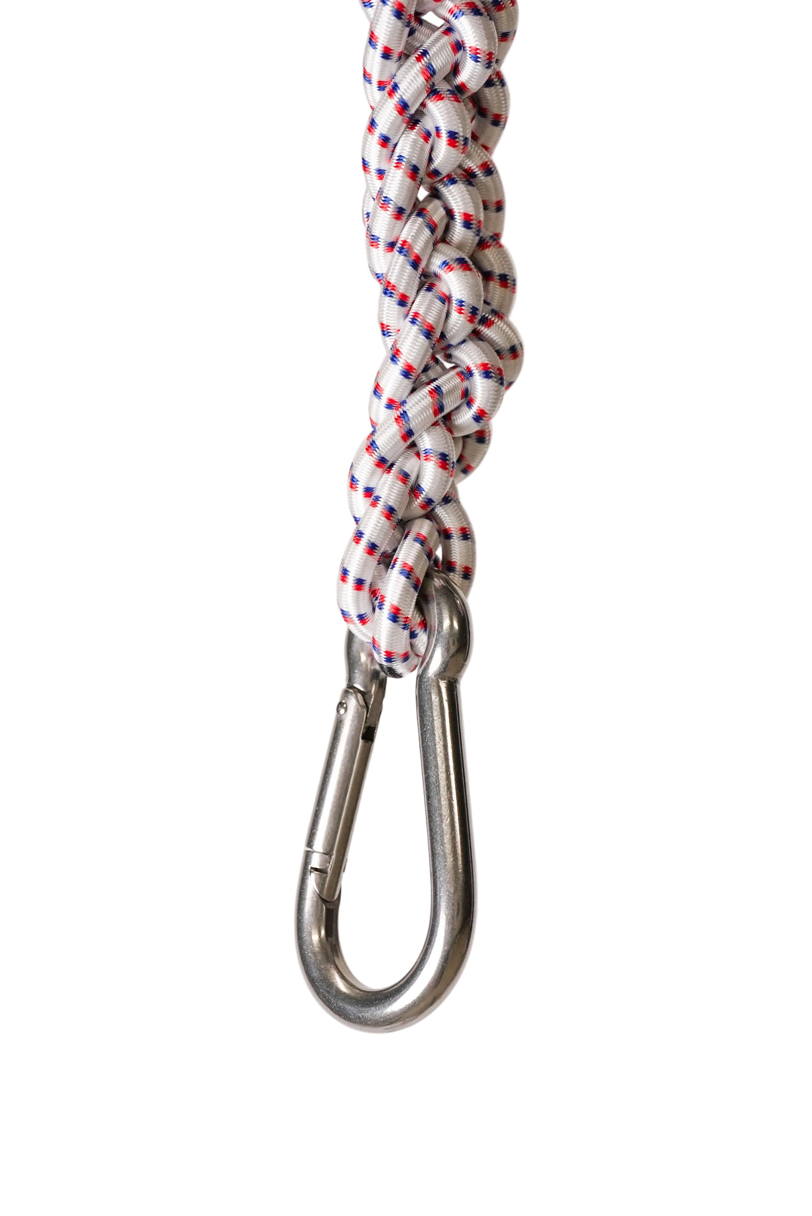 Schweikert Braided Tie Out Bungee Lead stainless steel clip hook