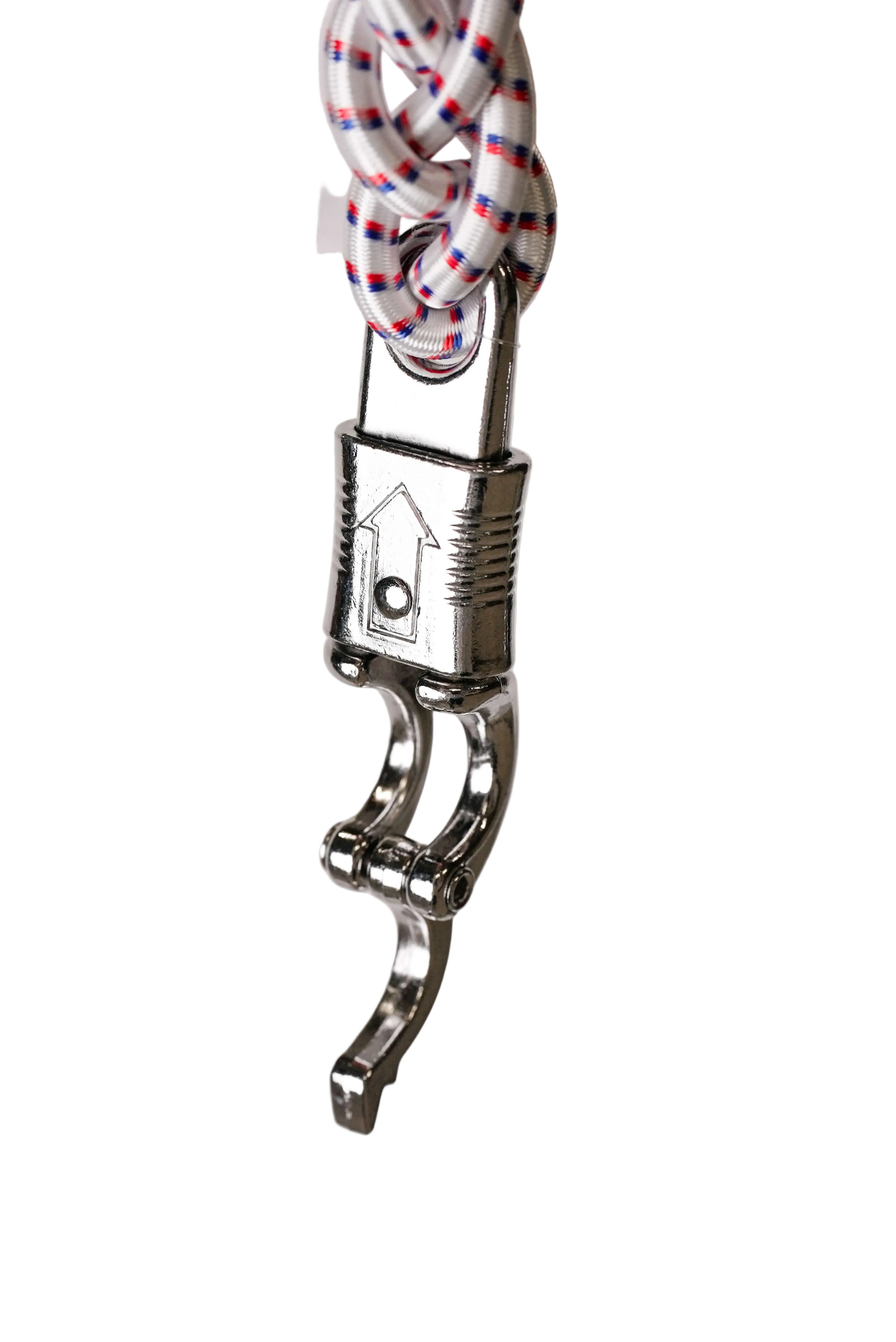 Schweikert Braided Tie Out Bungee Lead stainless steel emergency release hook