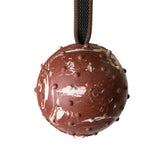 Schweikert Burling Ball with 25cm Tape Handle choco white front