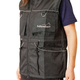 Schweikert Cordura Dog Training Vest Unisex Black front angle
