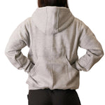 Schweikert Dog Training Hoodie Unisex Grey back pockets
