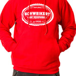 Schweikert Dog Training Hoodie Unisex Red pockets alternate