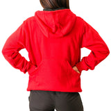 Schweikert Dog Training Hoodie Unisex Red rear pockets