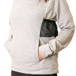 Schweikert Dog Training Sweatshirt Unisex Grey front pockets