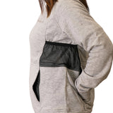 Schweikert Dog Training Sweatshirt Unisex Grey side back pockets